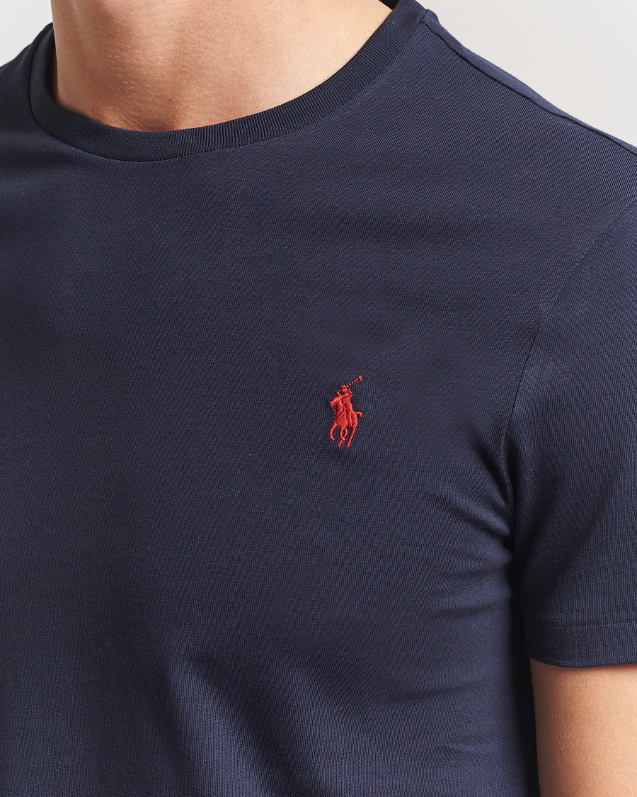 Herre | T-Shirts | Polo Ralph Lauren | Custom Slim Fit Tee Ink