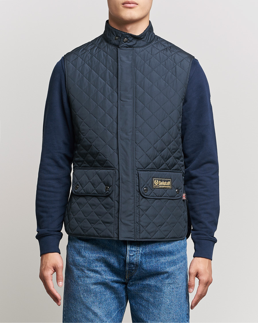 Herr | Västar | Belstaff | Waistcoat Quilted Navy