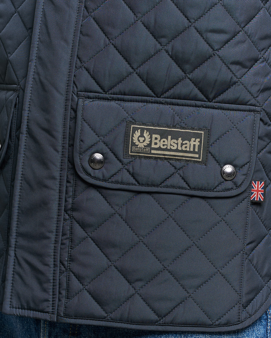 Herre | Jakker | Belstaff | Waistcoat Quilted Navy