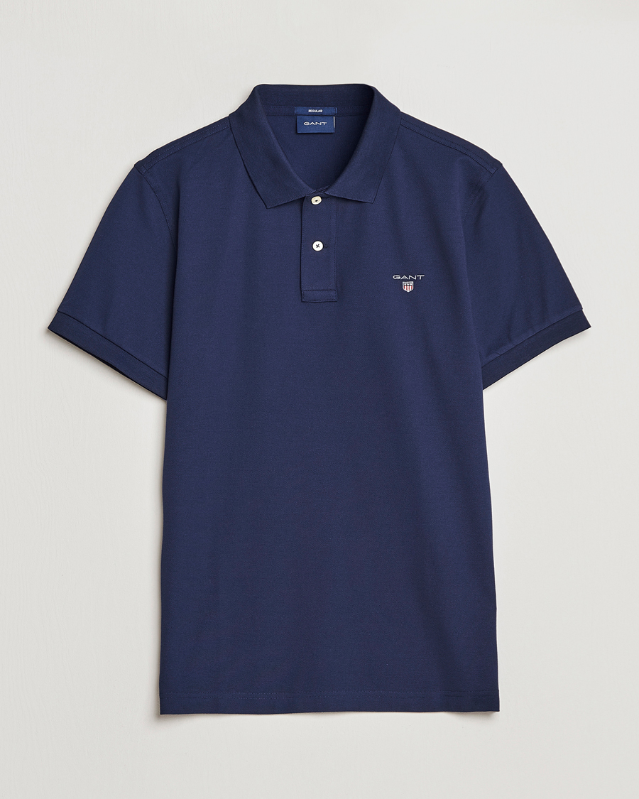 Herre | Pikéer | GANT | The Original Polo Evening Blue