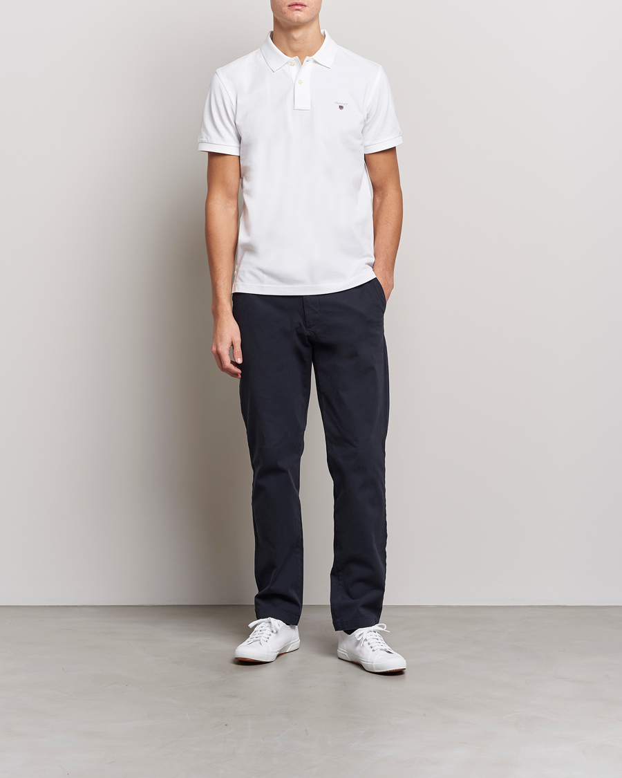 Herre | Pikéer | GANT | The Original Polo White