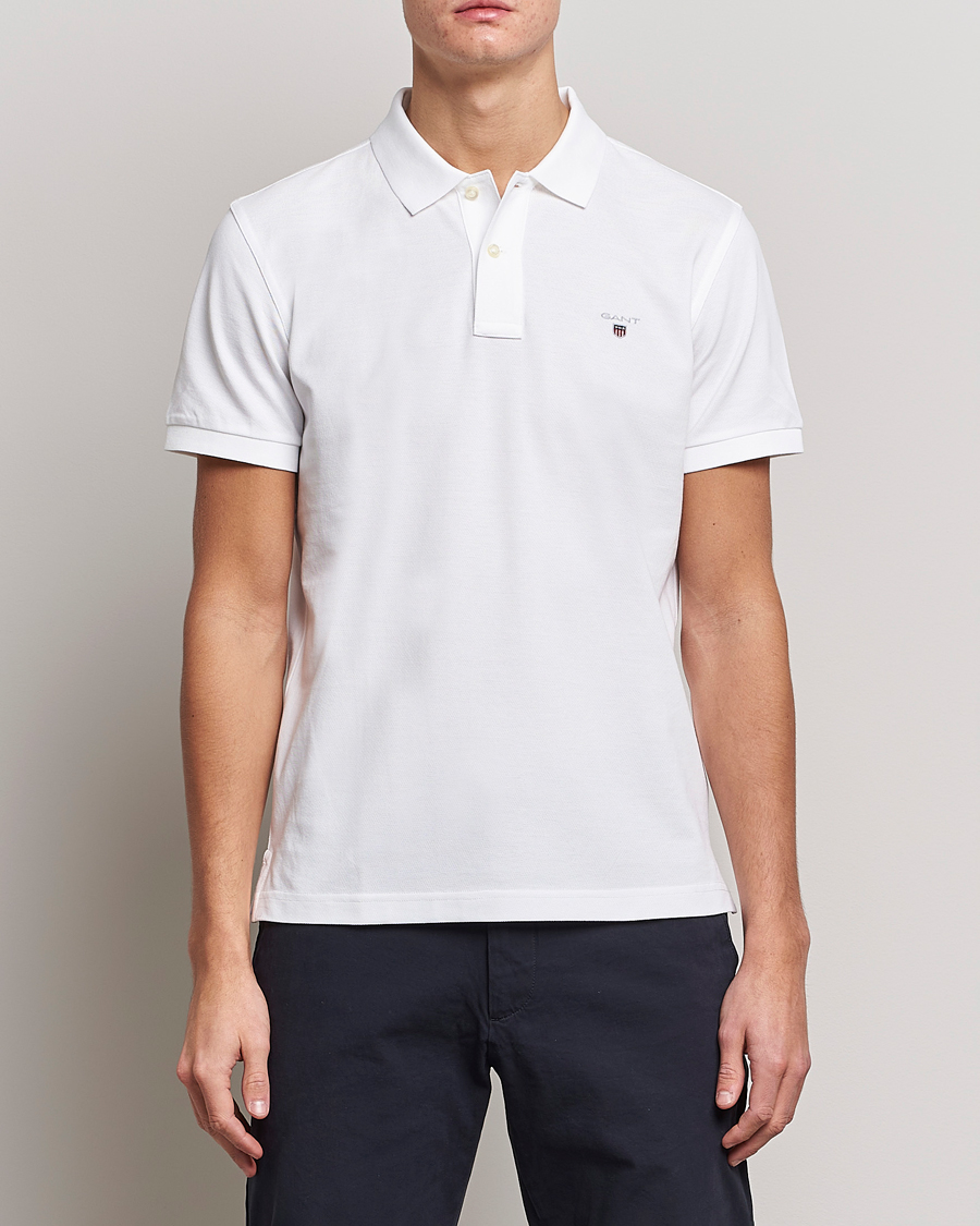 Herre | Pikéer | GANT | The Original Polo White