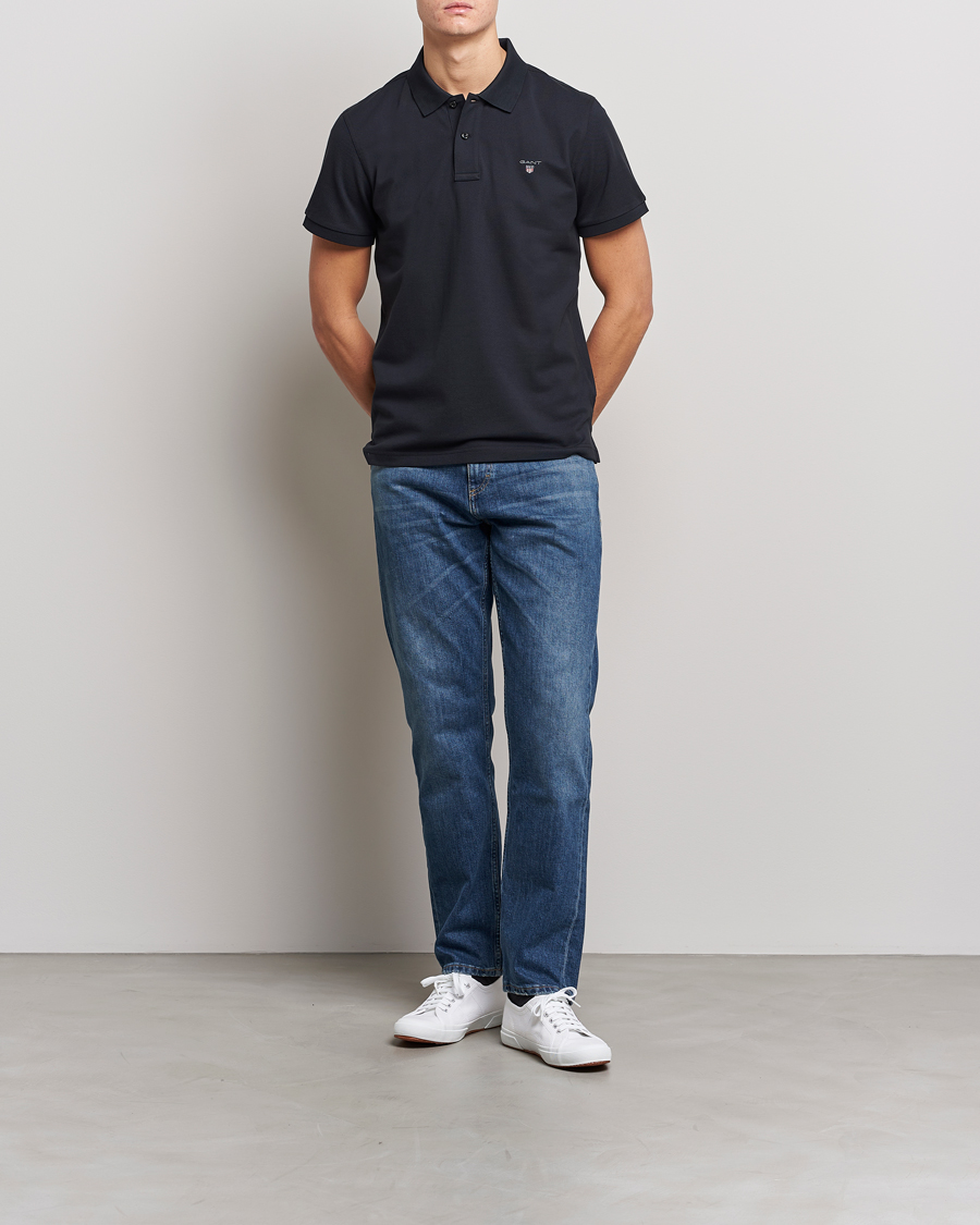 Herre | Pikéer | GANT | The Original Polo Black