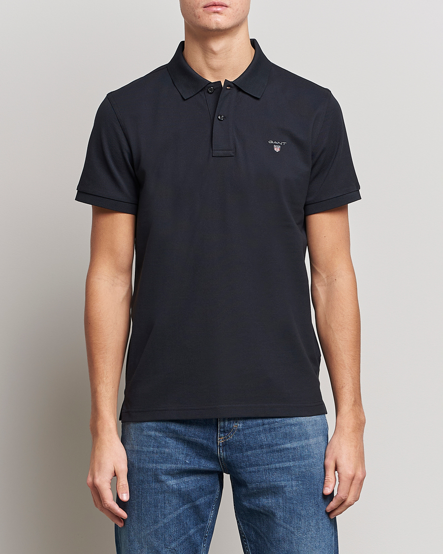 Herre | Pikéer | GANT | The Original Polo Black