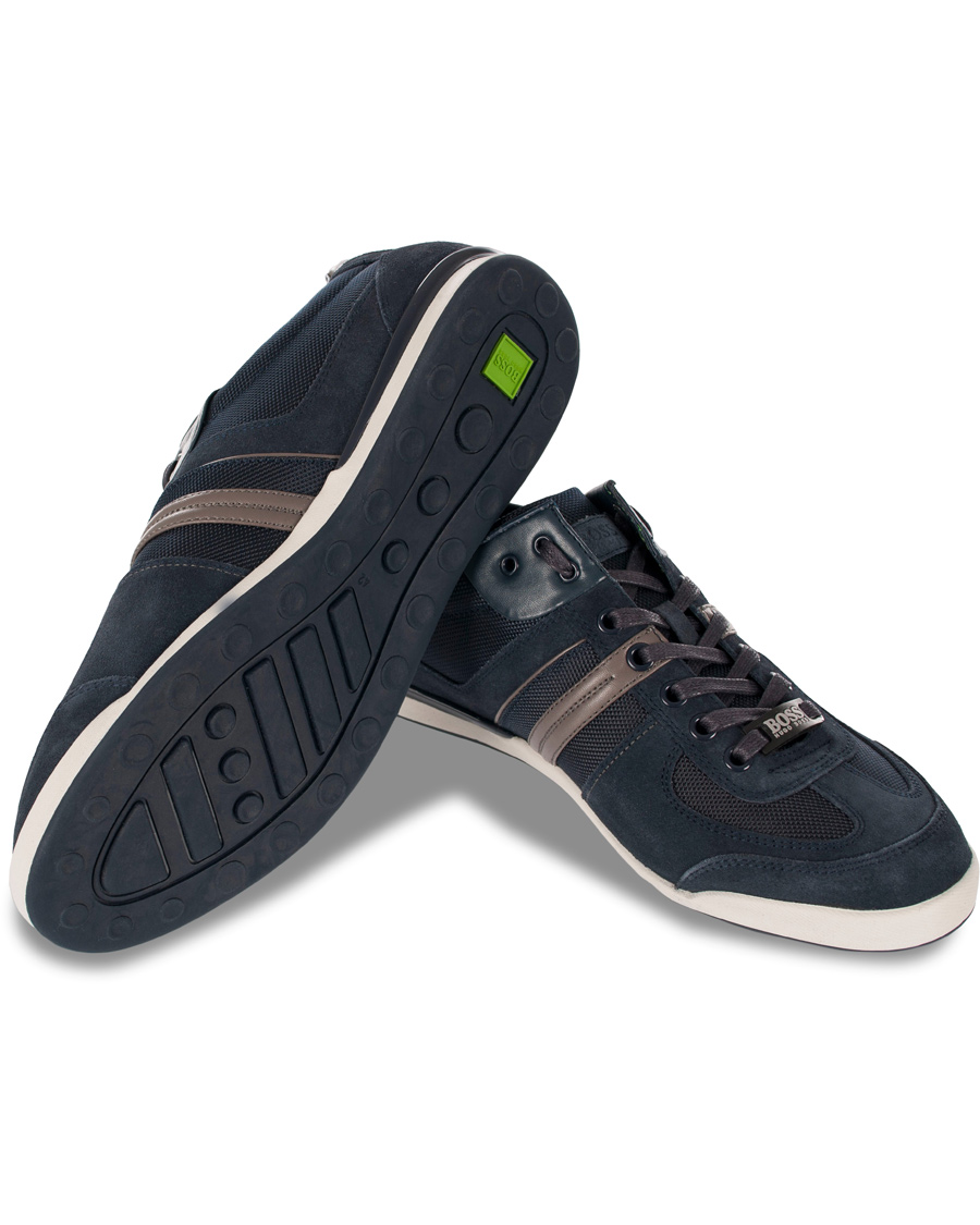 Herre | BOSS Athleisure Akeen Sneaker Open Blue | BOSS GREEN | BOSS Athleisure Akeen Sneaker Open Blue