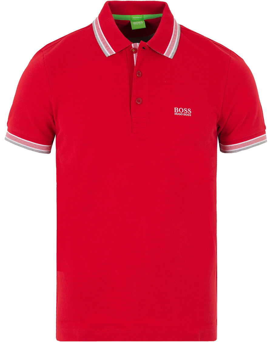 Herre | Pikéer | BOSS GREEN | BOSS Athleisure Paddy Piké Medium Red