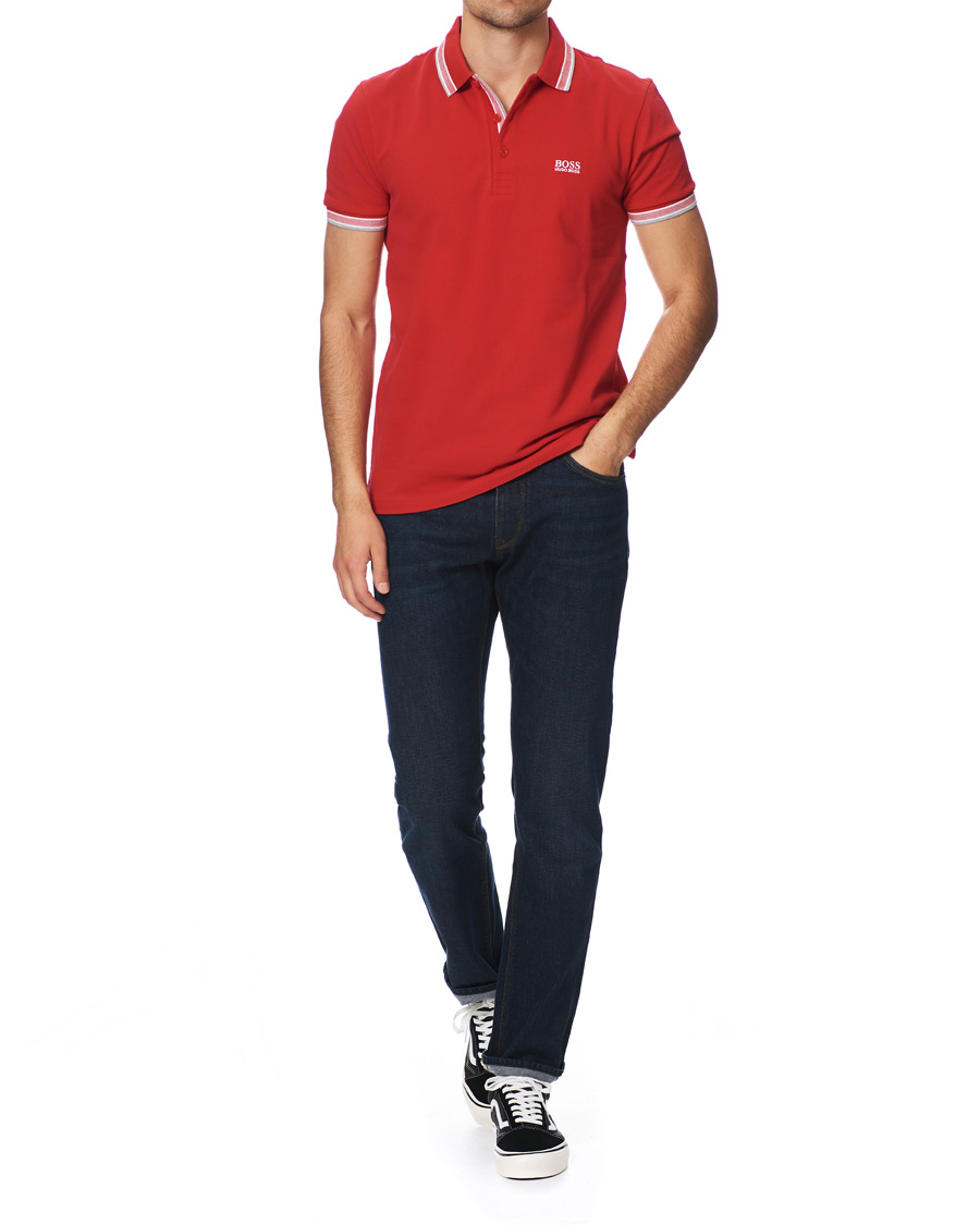 Herre | Pikéer | BOSS GREEN | BOSS Athleisure Paddy Piké Medium Red