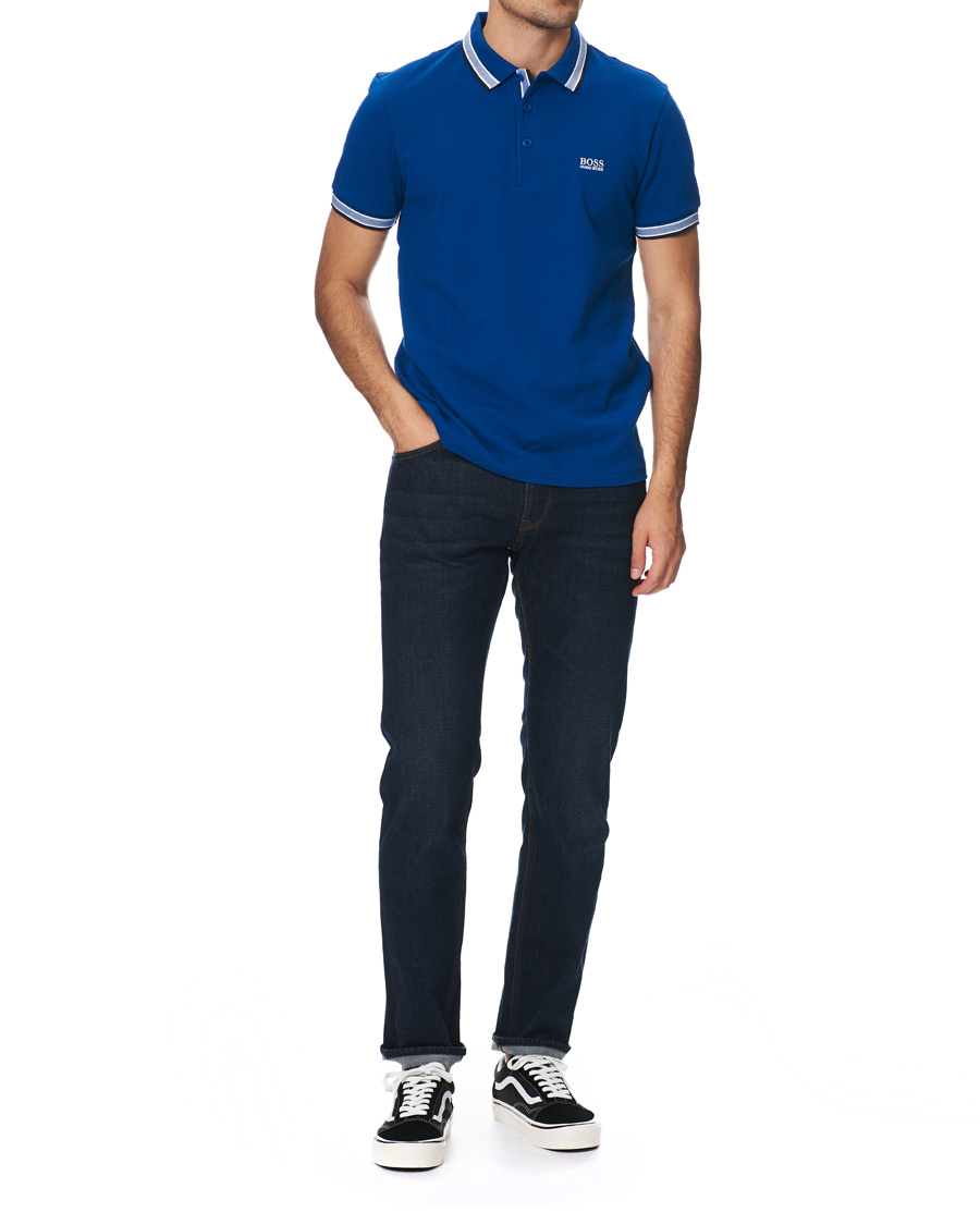 Herre | Pikéer | BOSS GREEN | BOSS Athleisure Paddy Piké Medium Blue