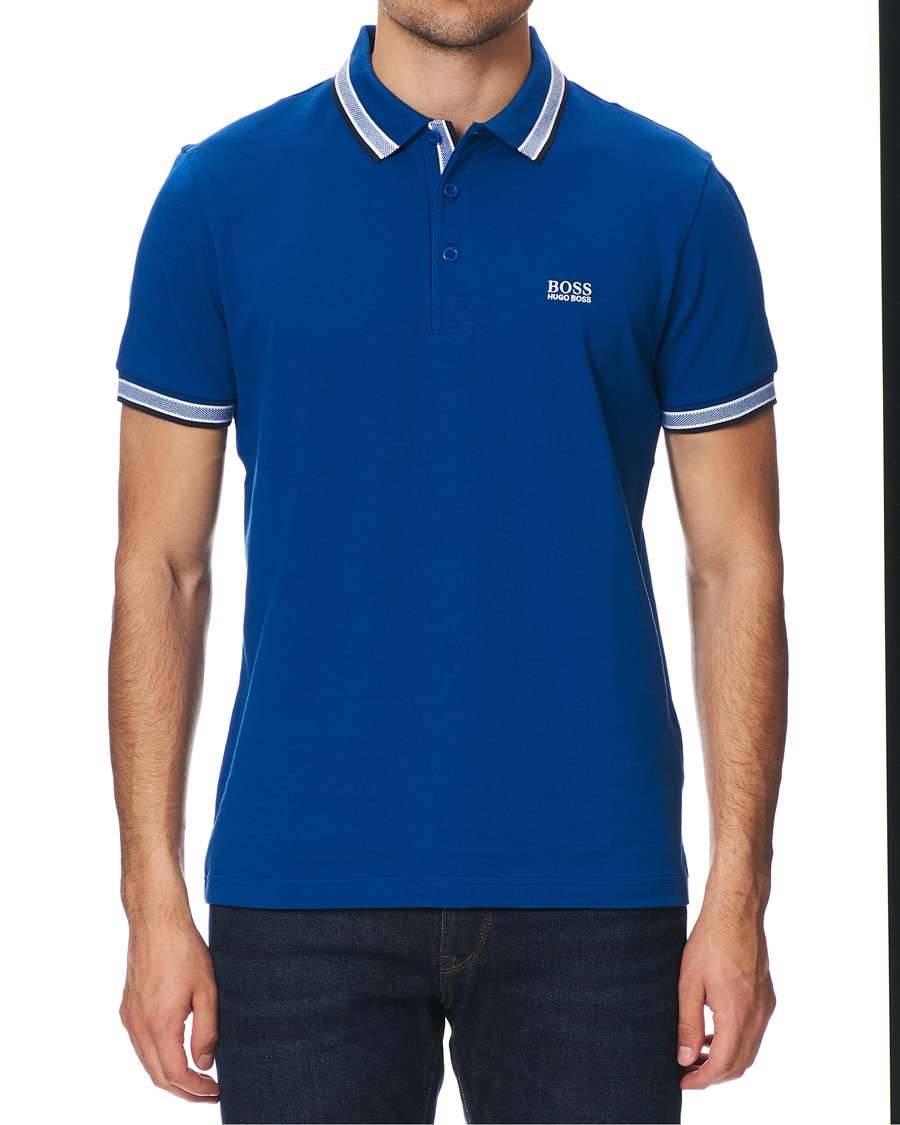 Herre | Pikéer | BOSS GREEN | BOSS Athleisure Paddy Piké Medium Blue