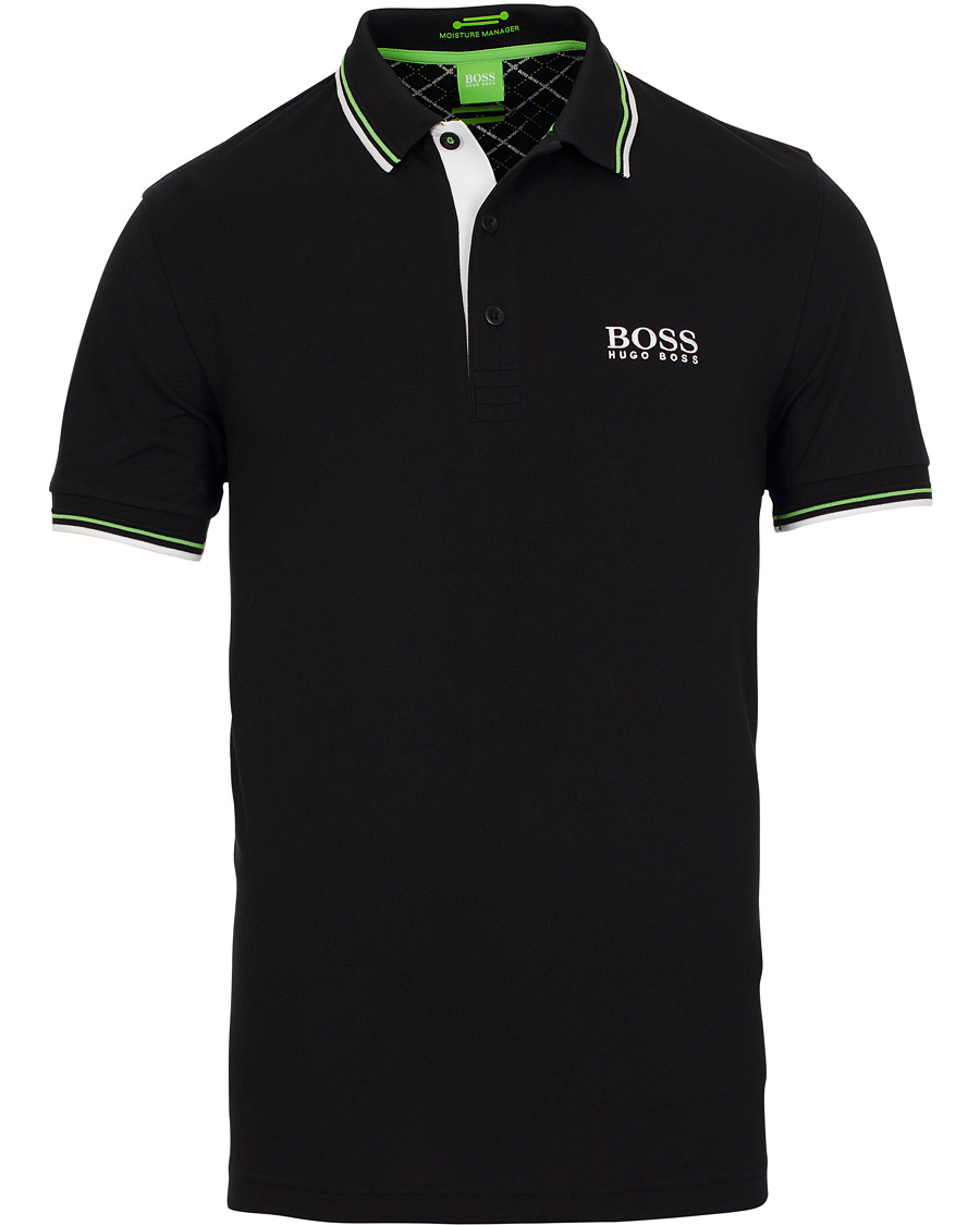 Herre | Pikéer | BOSS GREEN | BOSS Athleisure Paddy Pro Piké Black