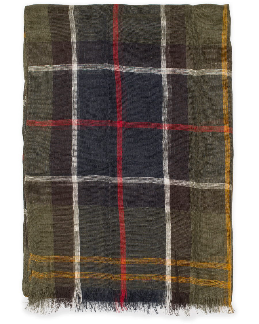 Herre | Barbour Tartan Linen Scarf Classic Tartan | Barbour Lifestyle | Barbour Tartan Linen Scarf Classic Tartan