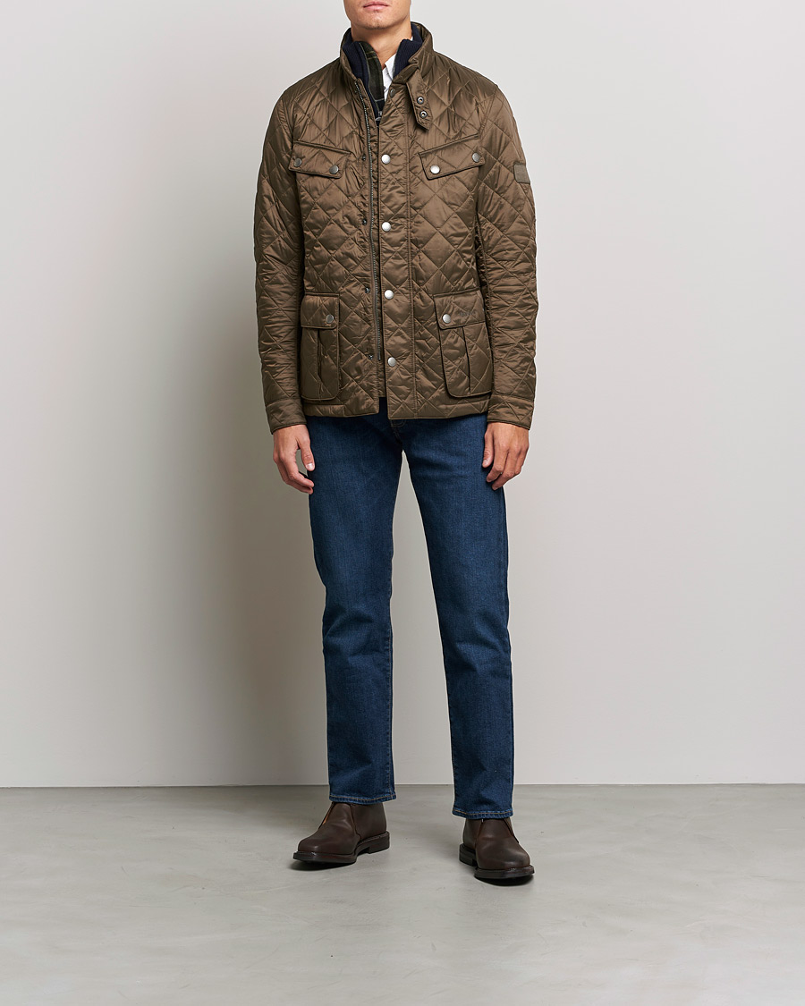 Herre | Jakker | Barbour International | Ariel Quilted Jacket Olive