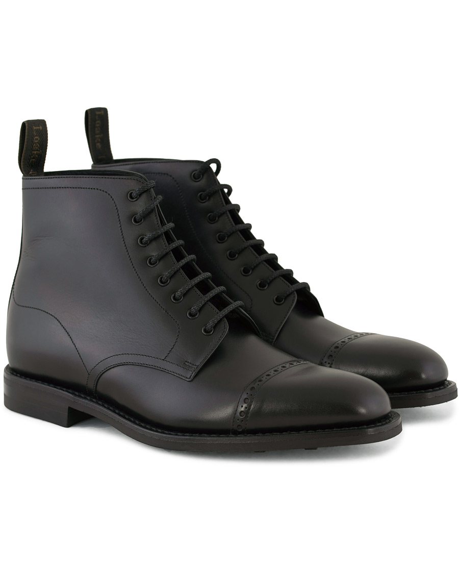Herre | Loake 1880 Hyde Boot Black Calf | Loake 1880 | Hyde Boot Black Calf