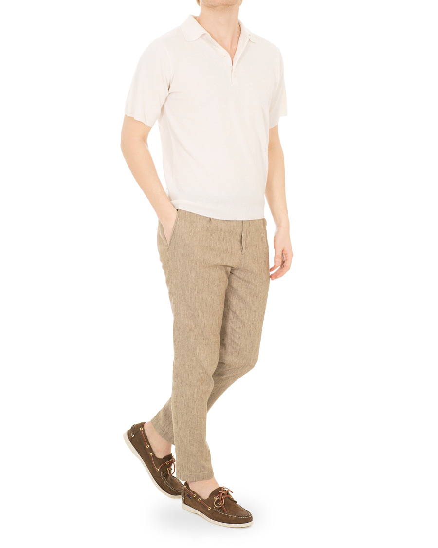 Herre | Sebago Docksides Boat Shoe Dark Brown Nubuck | Sebago | Docksides Boat Shoe Dark Brown Nubuck
