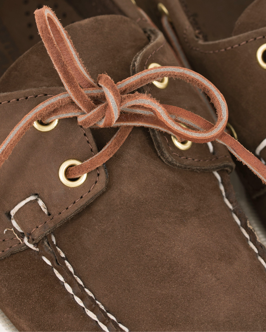 Herre | Sebago Docksides Boat Shoe Dark Brown Nubuck | Sebago | Docksides Boat Shoe Dark Brown Nubuck