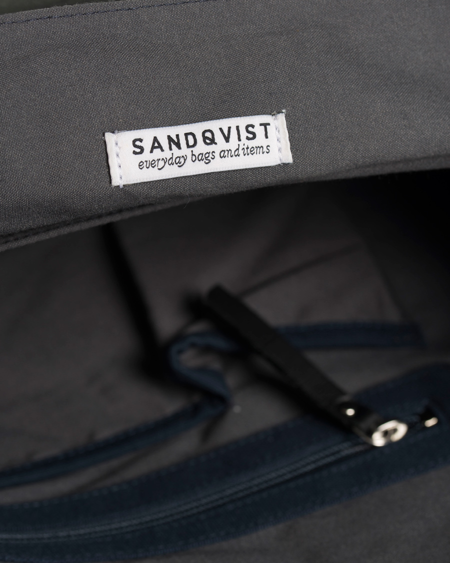 Herre | Sandqvist Hege Canvas Backpack Blue | Sandqvist | Hege Canvas Backpack Blue