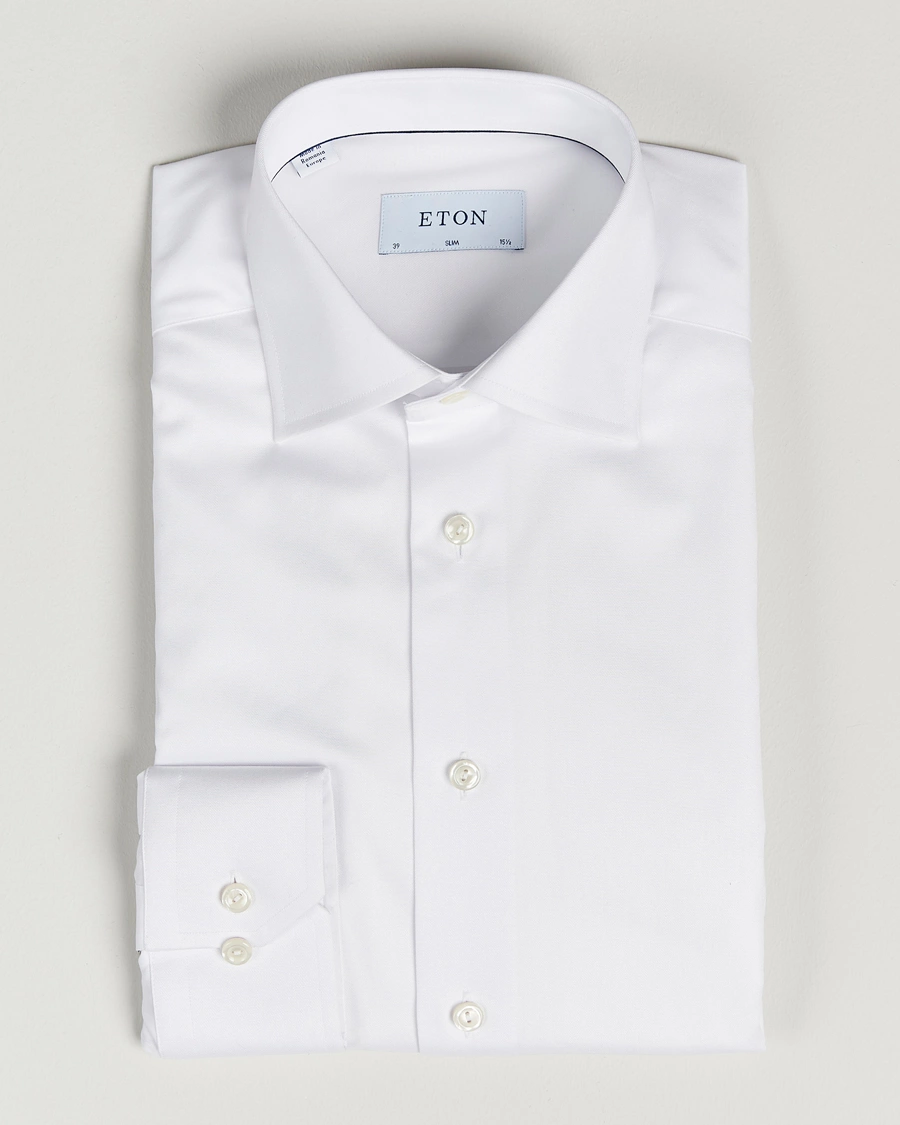 Herre | Skjorter | Eton | Slim Fit Shirt White