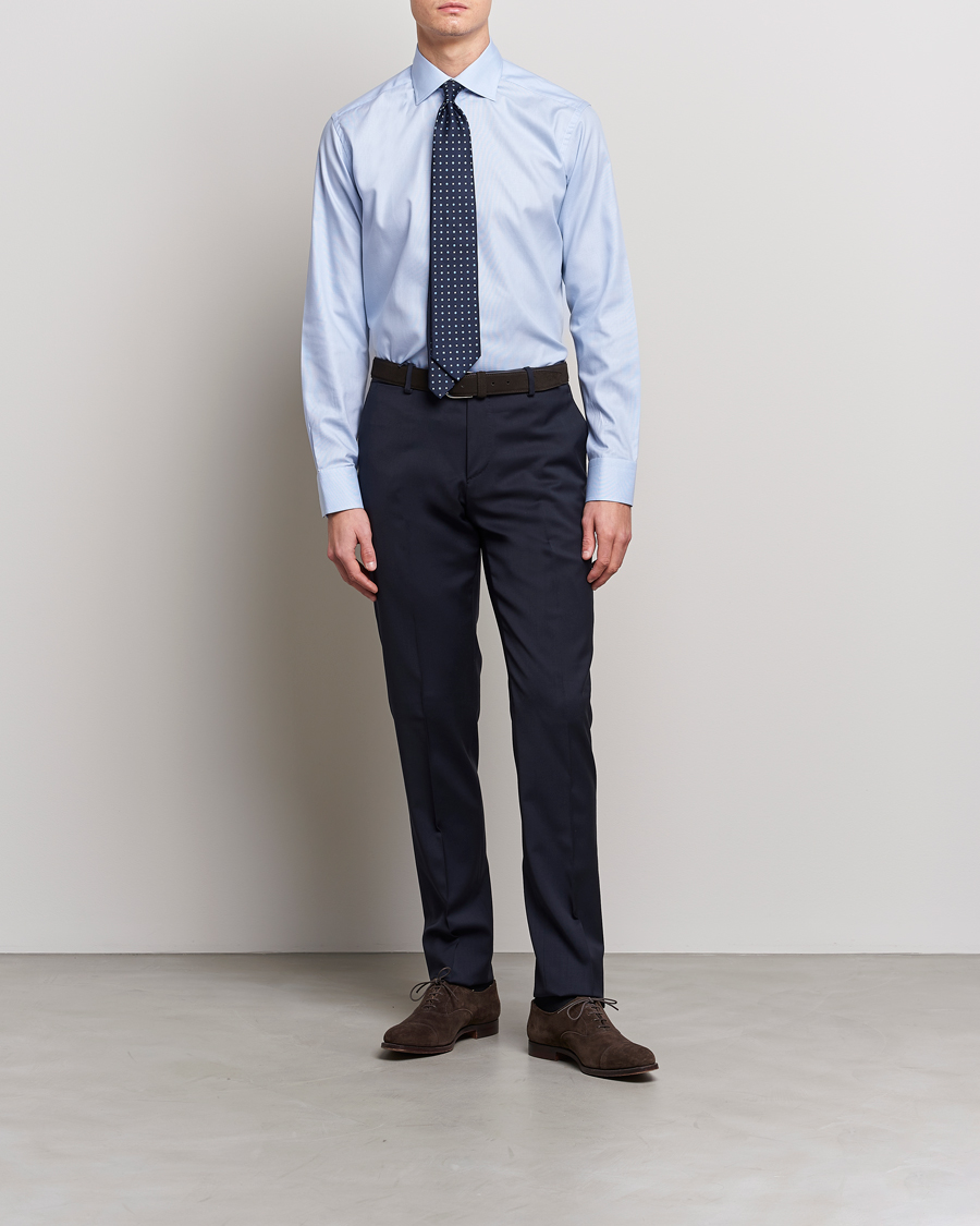 Herre | Klær | Eton | Slim Fit Shirt Pepita Blue