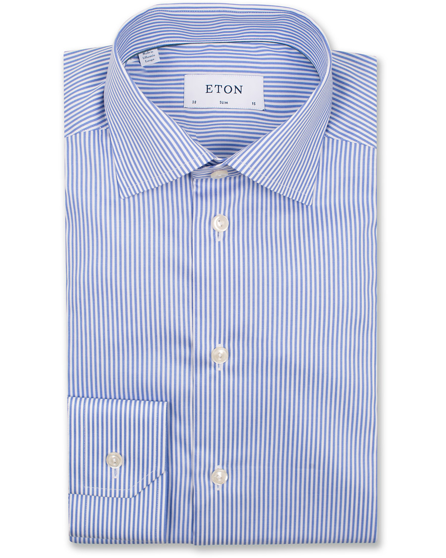 Herre | Skjorter | Eton | Slim Fit Shirt Stripe Blue