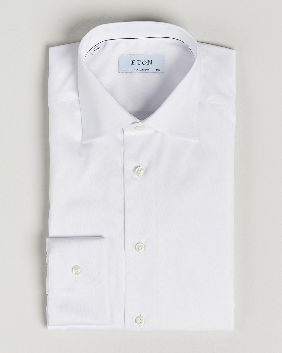 Herre | Skjorter | Eton | Contemporary Fit Shirt White