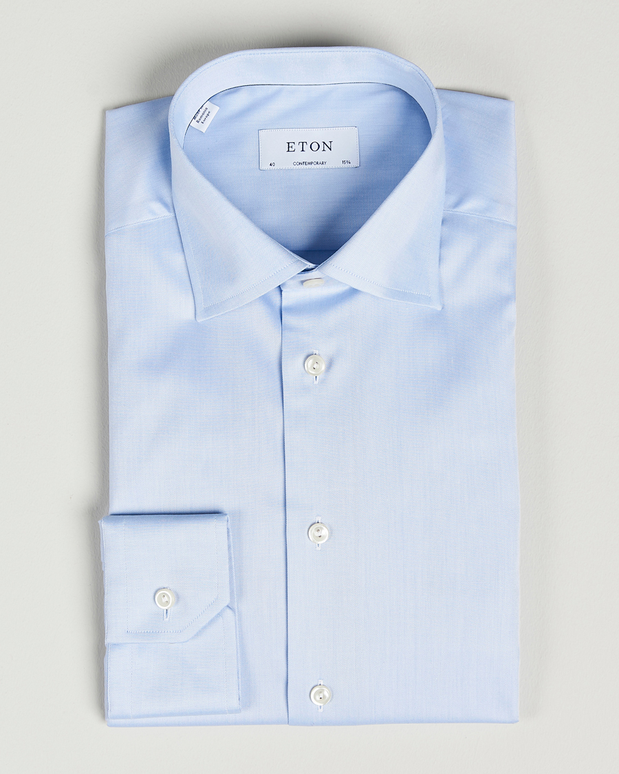 Herre | Businesskjorter | Eton | Contemporary Fit Shirt Blue