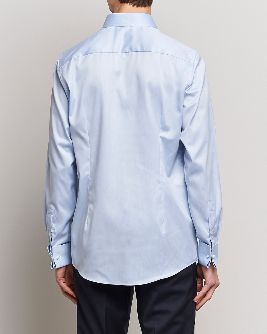 Herre | Skjorter | Eton | Contemporary Fit Shirt Double Cuff Blue