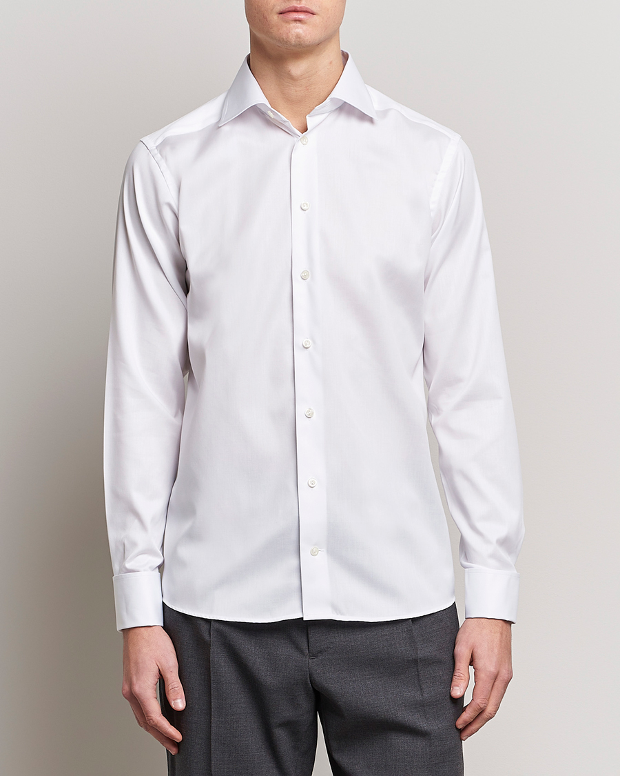 Herre | Formelle | Eton | Slim Fit Shirt Double Cuff White