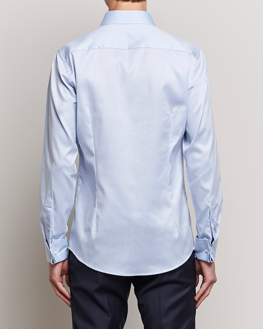 Herre | Skjorter | Eton | Slim Fit Shirt Double Cuff Blue