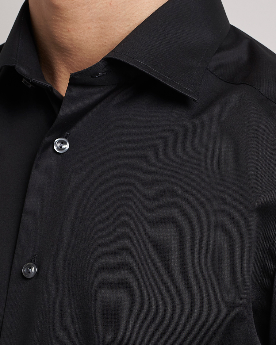 Herre | Skjorter | Eton | Slim Fit Shirt Black