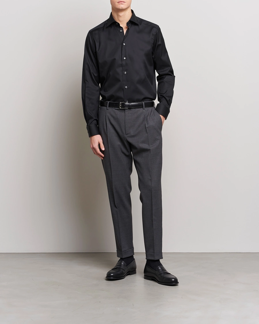 Herre | Skjorter | Eton | Contemporary Fit Shirt Black