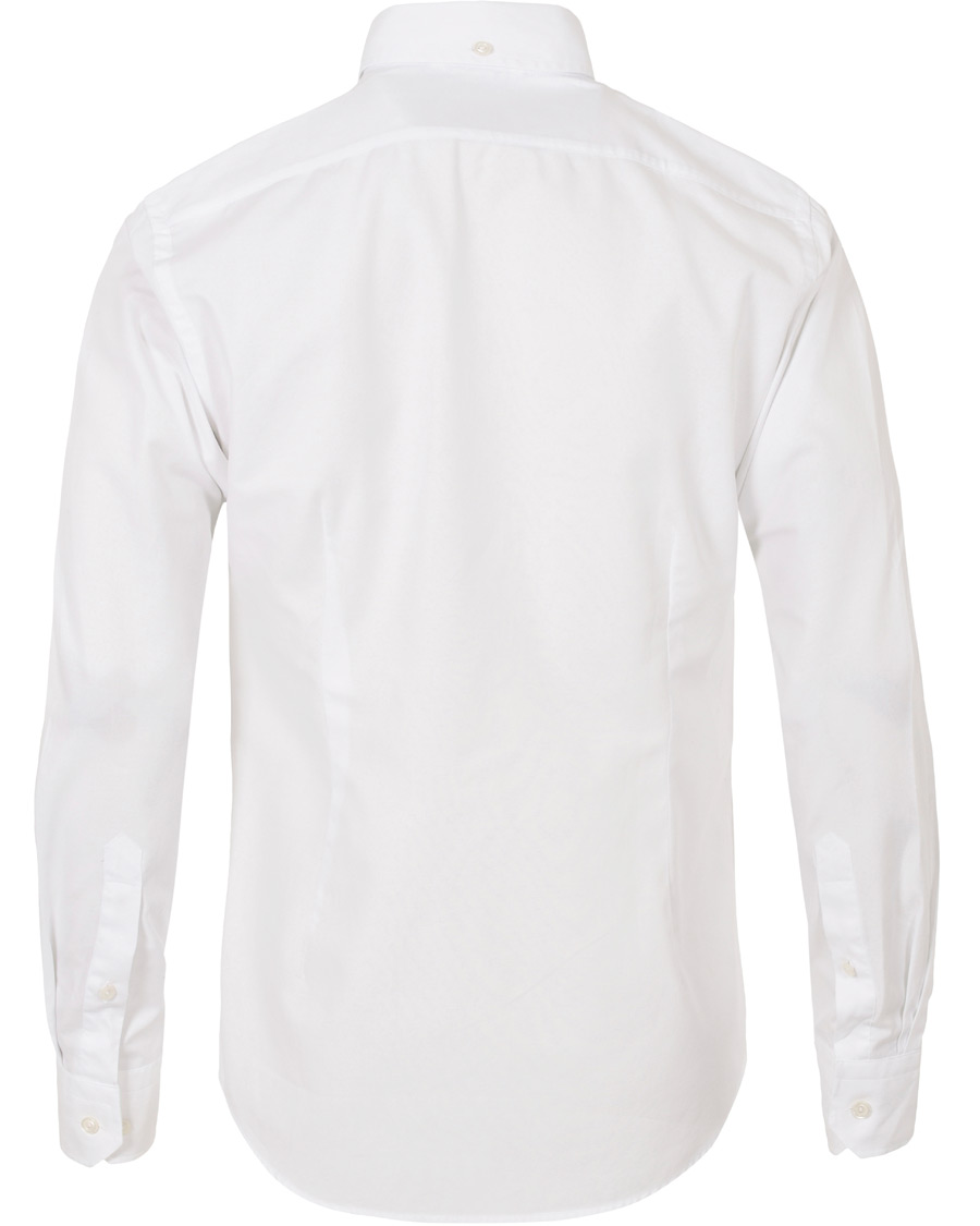 Herre |  | Eton | Slim Fit Shirt Green Ribbon Oxford White