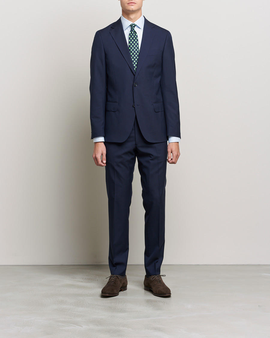 Herre | Dressjakker | Oscar Jacobson | Edmund Blazer Super 120's Wool Navy
