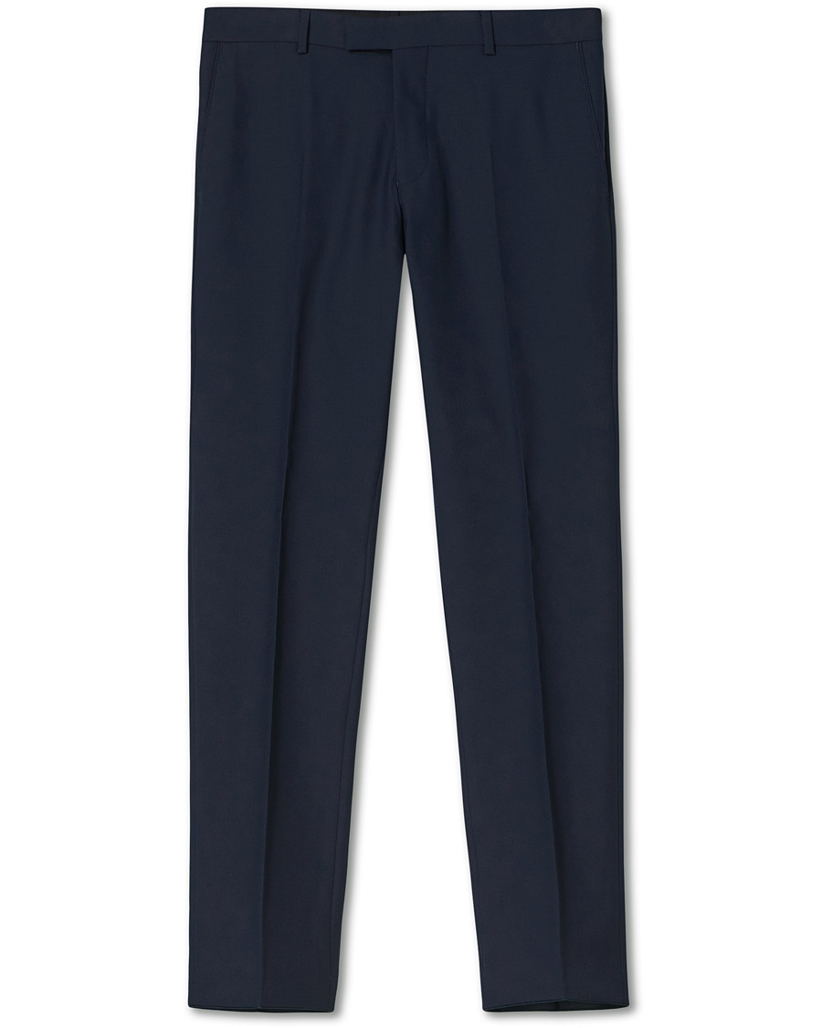 Herre | Bukser | Oscar Jacobson | Damien Trousers Super 120's Wool Navy