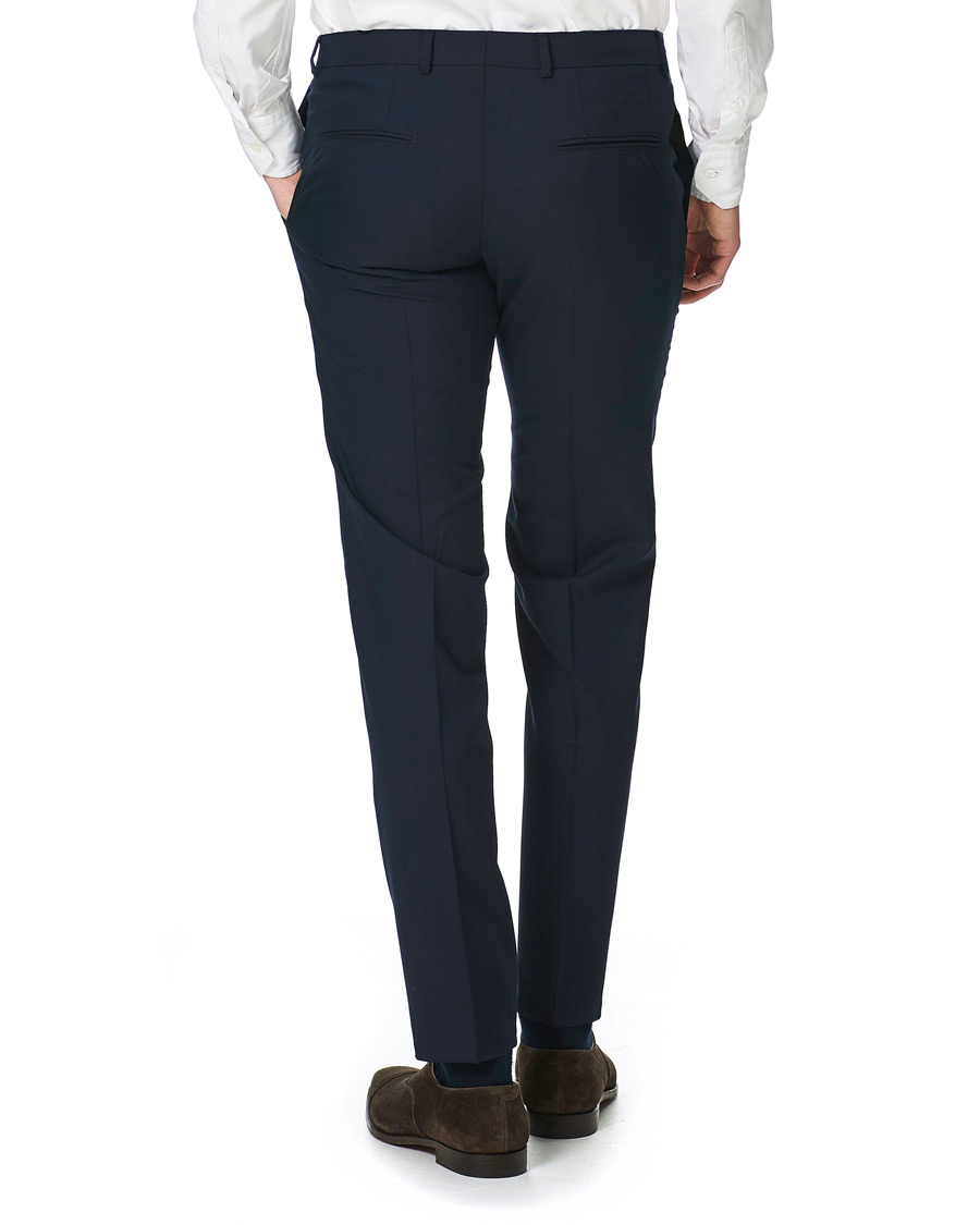 Herre | Bukser | Oscar Jacobson | Damien Trousers Super 120's Wool Navy