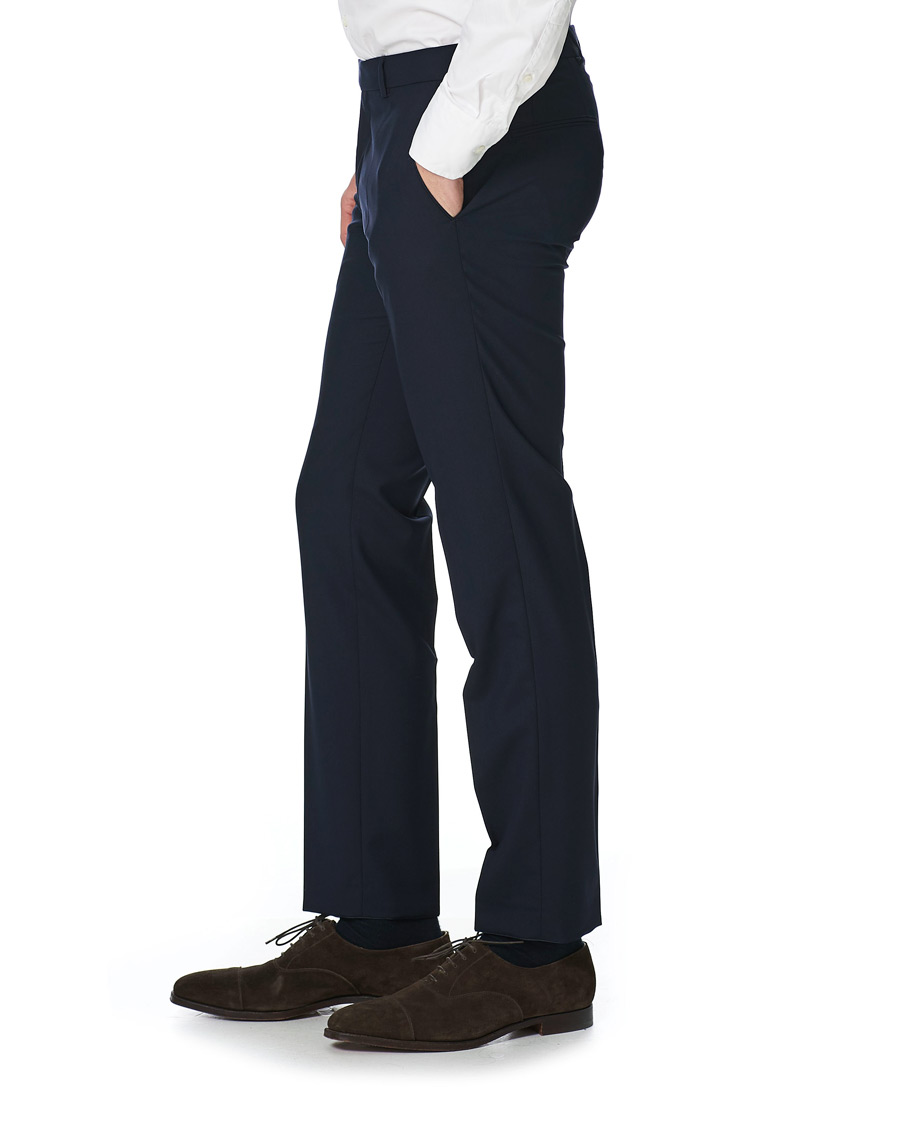 Herre | Bukser | Oscar Jacobson | Damien Trousers Super 120's Wool Navy