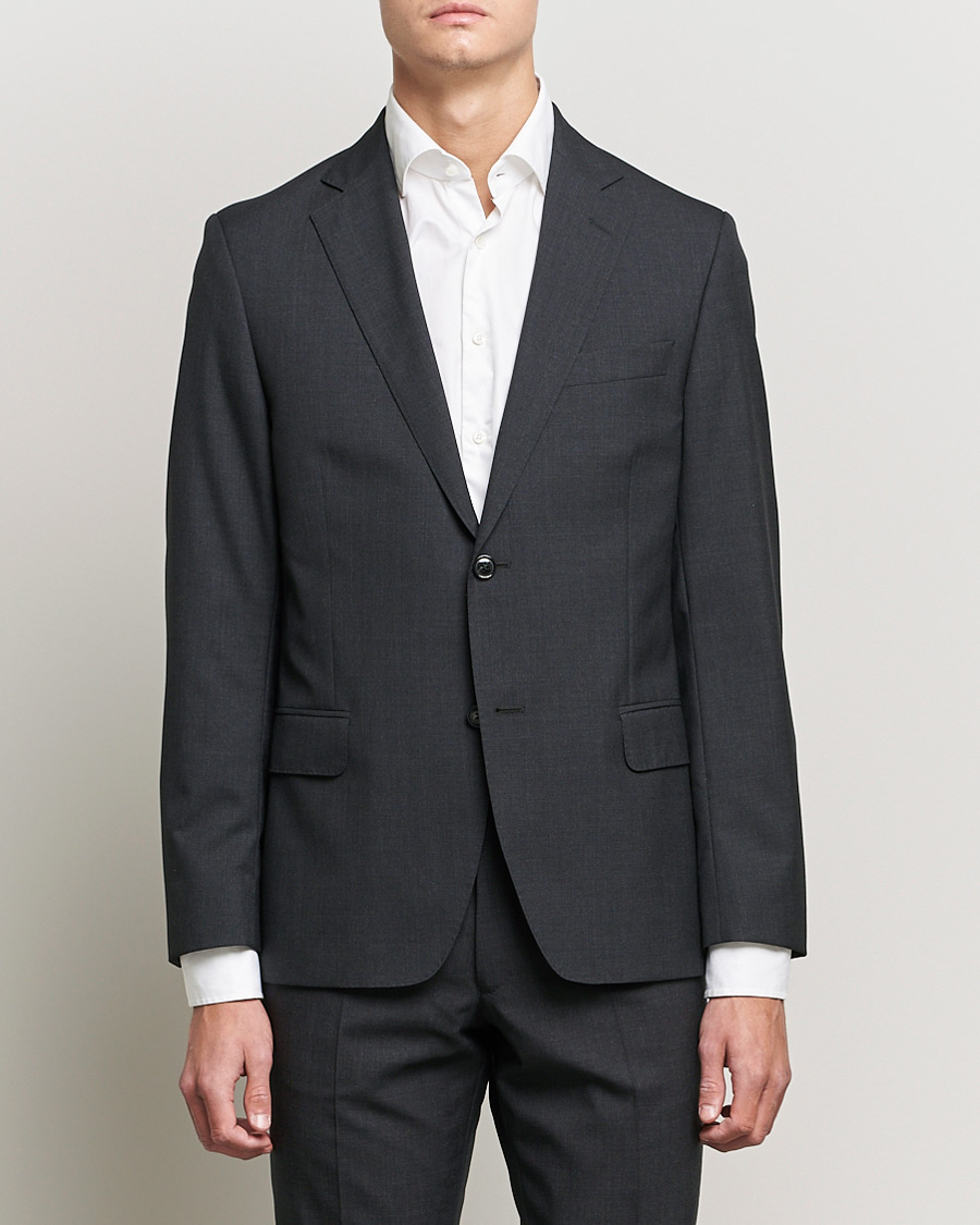 Herre | Dressjakker | Oscar Jacobson | Edmund Blazer Super 120's Wool Grey