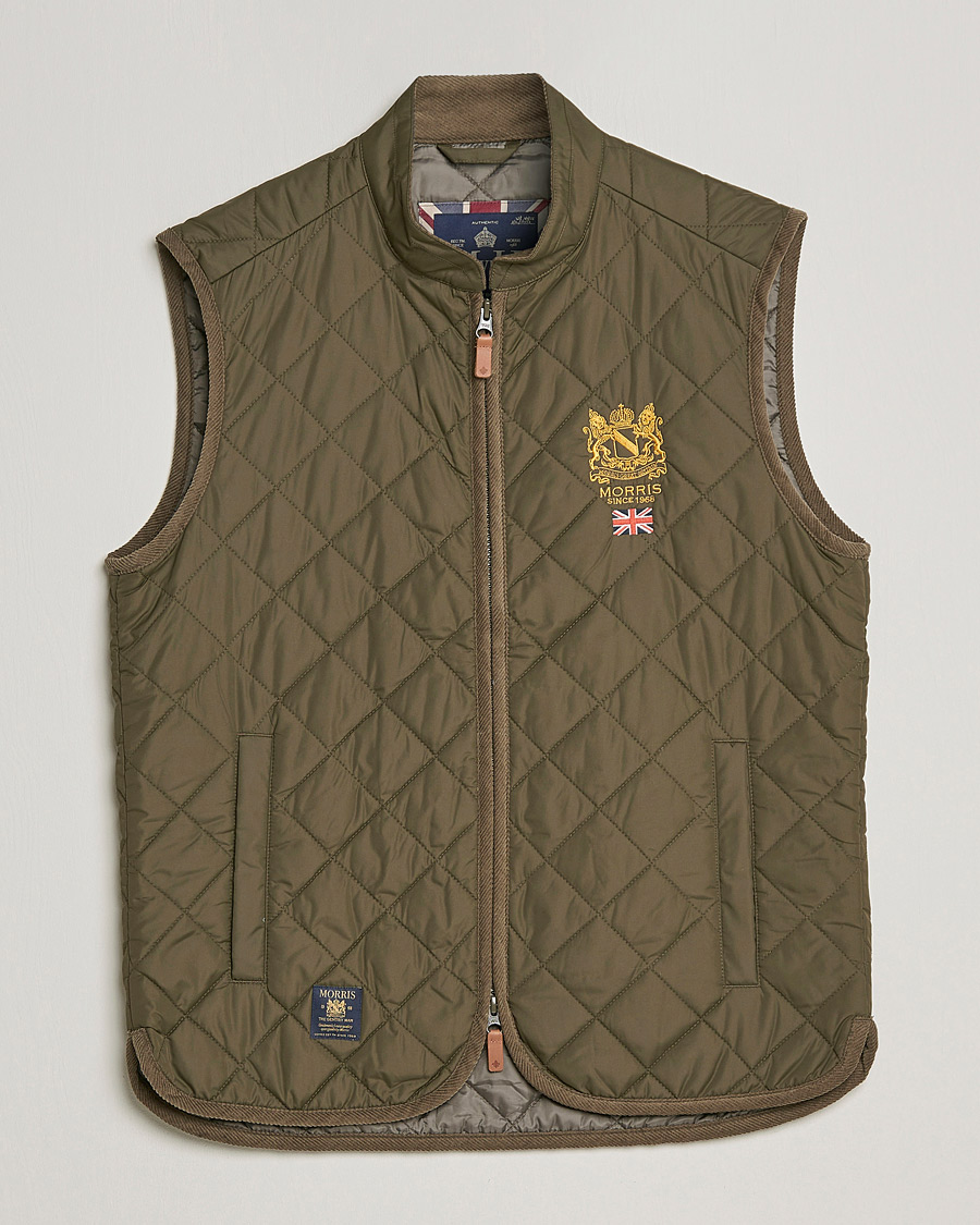 Herre | Vester | Morris | Trenton Quilted Vest Olive