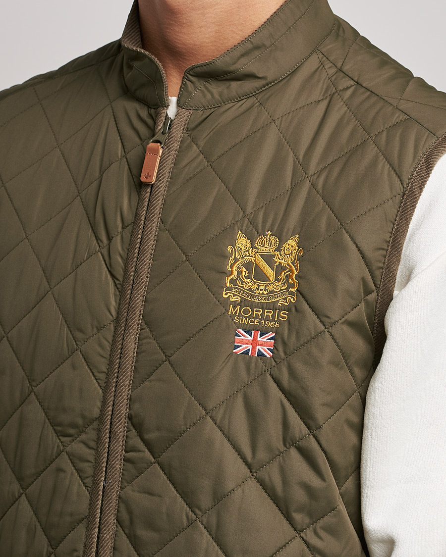Herre | Vester | Morris | Trenton Quilted Vest Olive