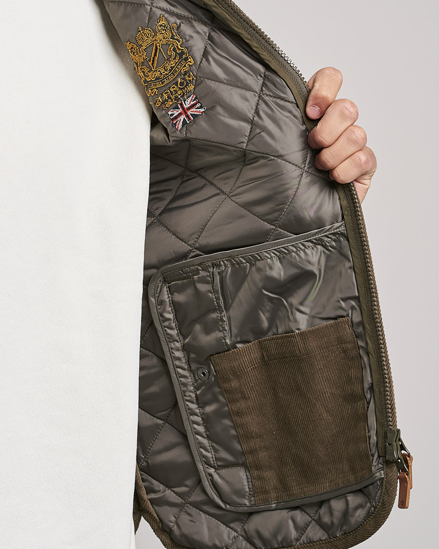 Herre | Vester | Morris | Trenton Quilted Vest Olive