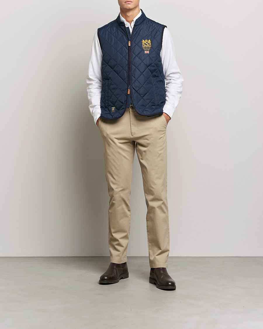 Herre | Vester | Morris | Trenton Quilted Vest Old Blue