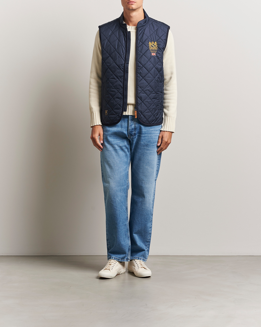 Herre | Vester | Morris | Trenton Quilted Vest Old Blue