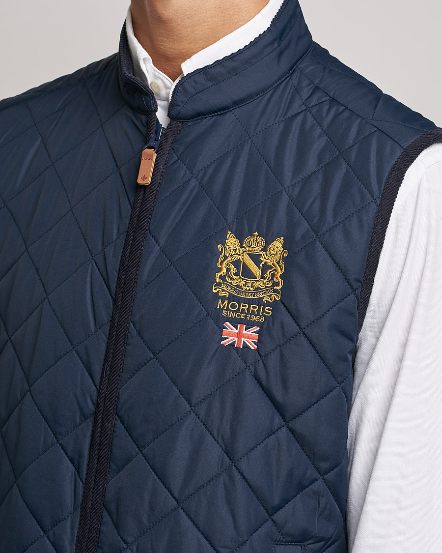 Herre | Vester | Morris | Trenton Quilted Vest Old Blue
