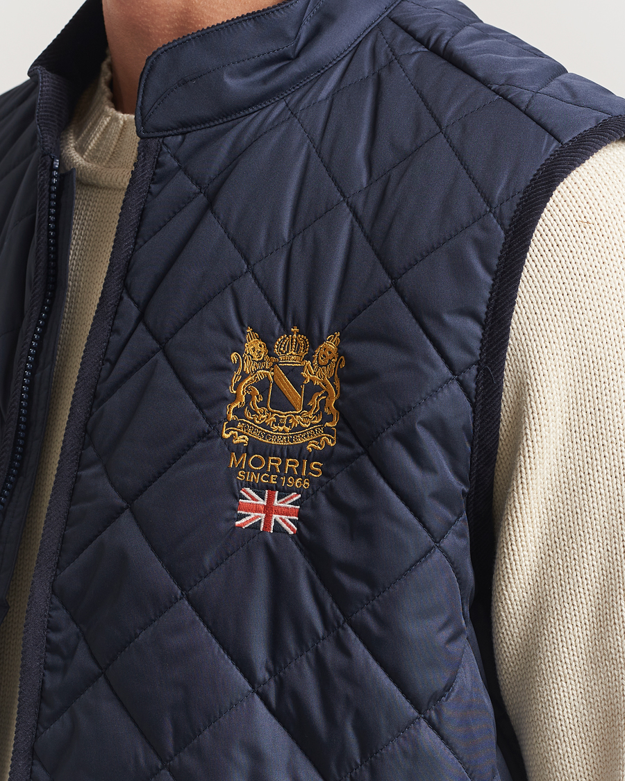 Herre | Vester | Morris | Trenton Quilted Vest Old Blue