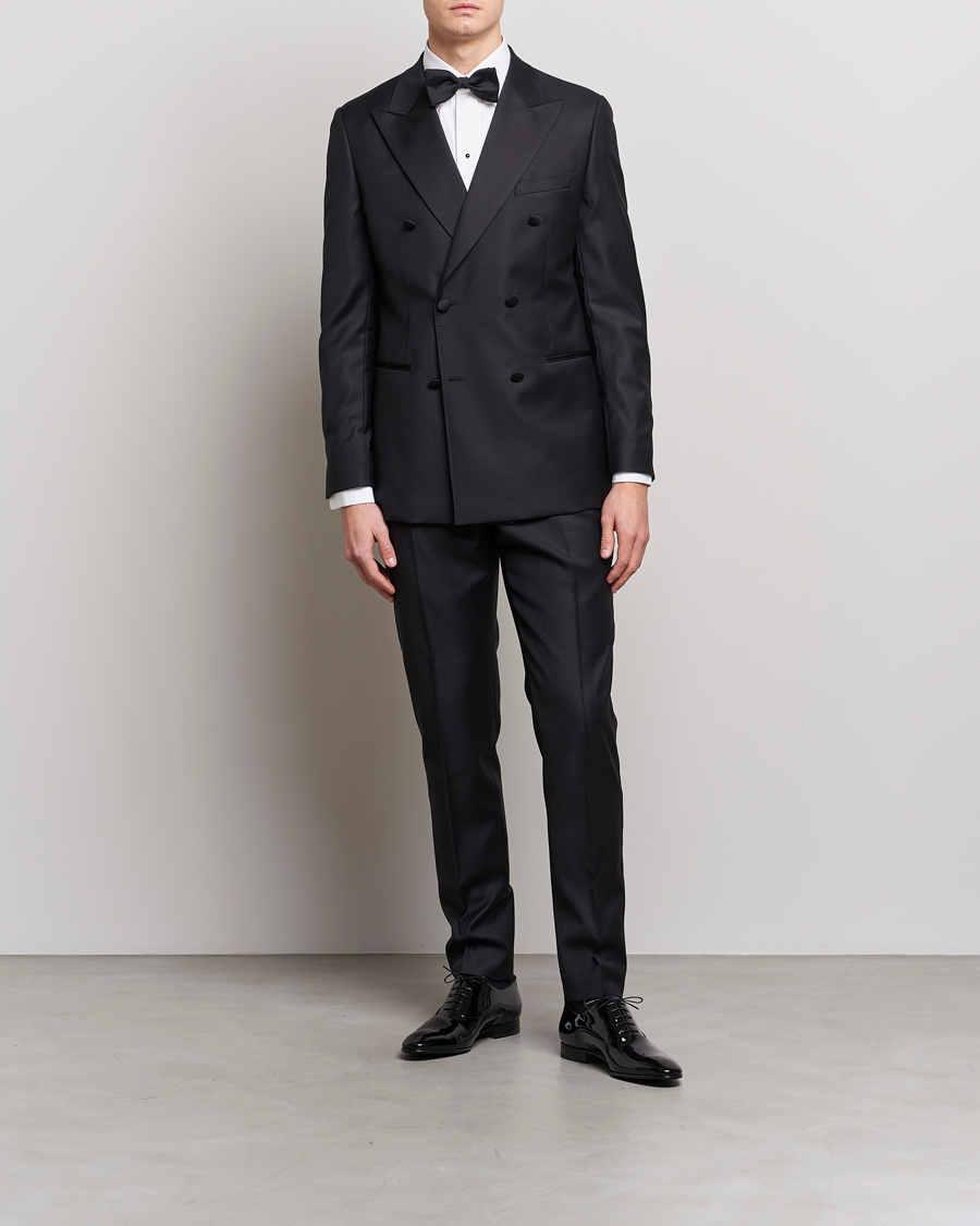 Herre | Feir nyttår med stil | Eton | Slim Fit Tuxedo Shirt Black Ribbon White