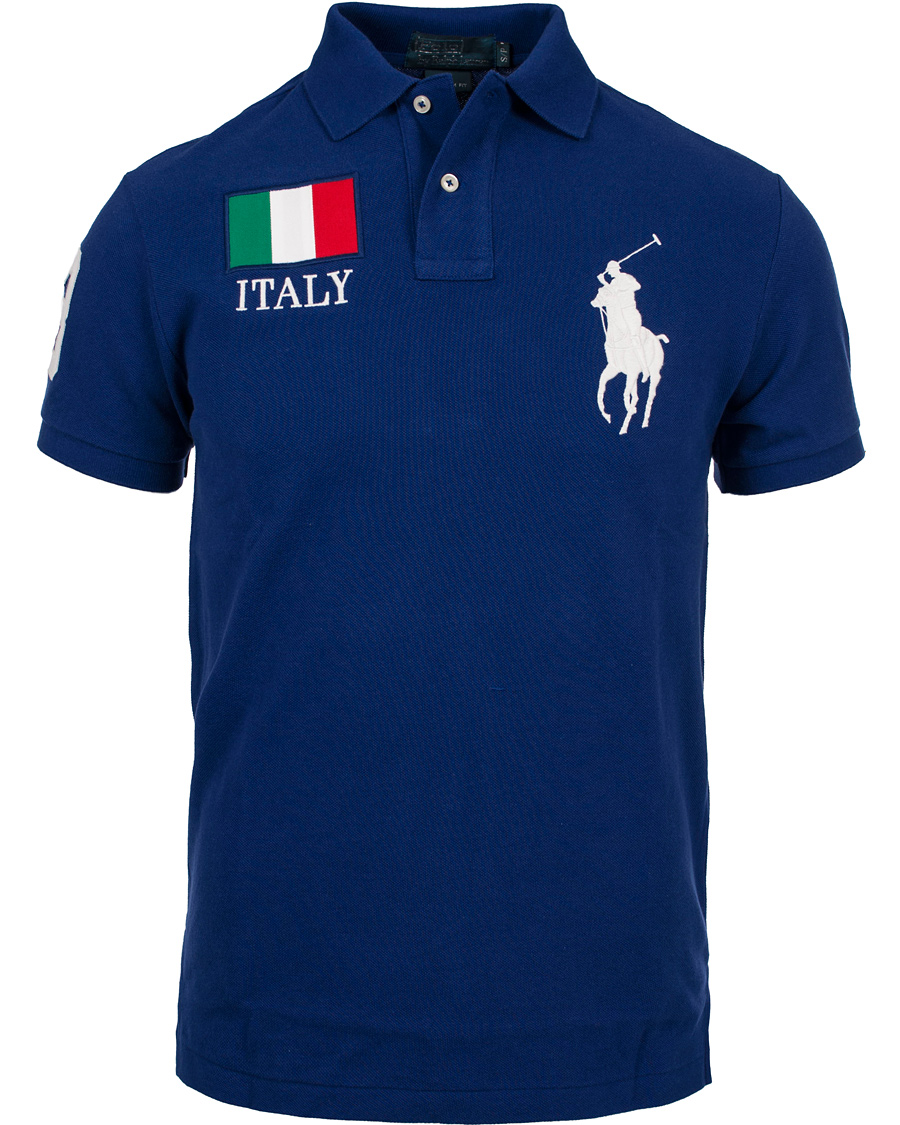 Herre | Pikéer | Polo Ralph Lauren | Custom Fit Polo Boston Royal Italy