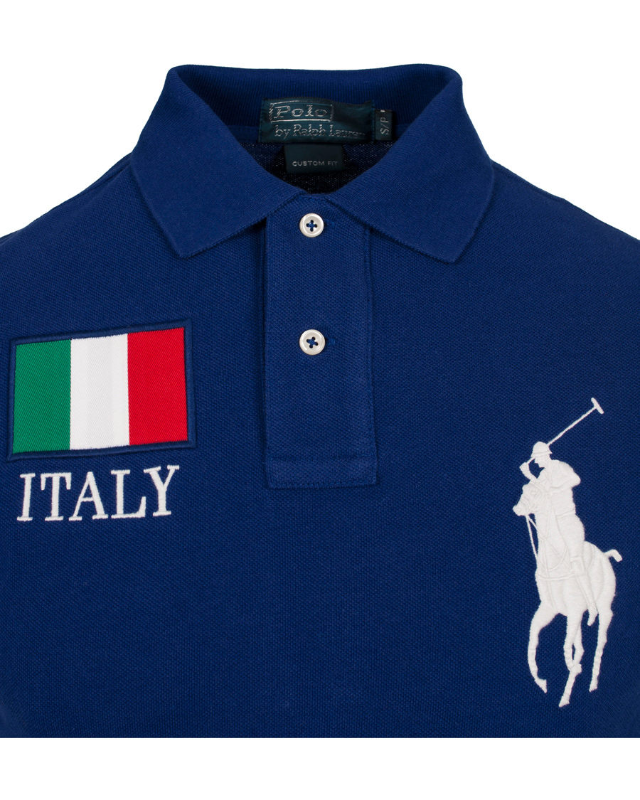 Herre | Pikéer | Polo Ralph Lauren | Custom Fit Polo Boston Royal Italy