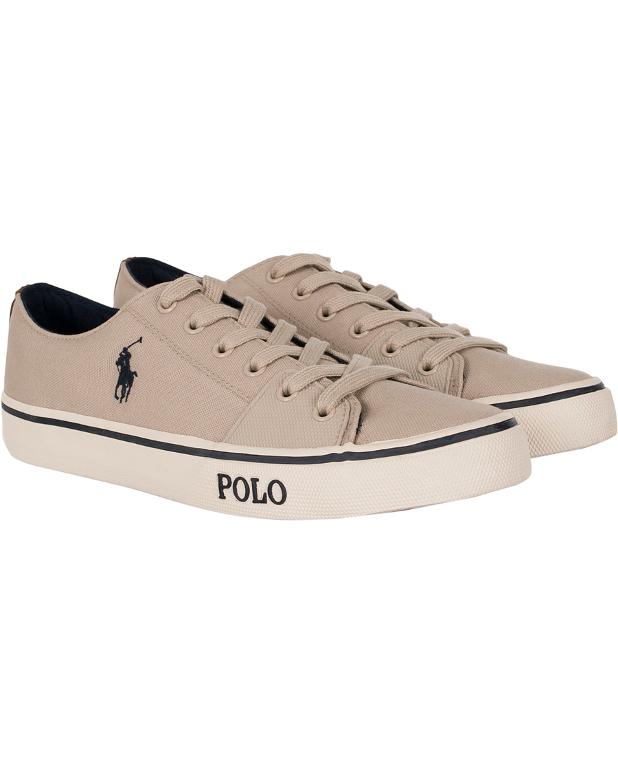 Herre | Polo Ralph Lauren Cantor Low-NE Sneaker Stone Grey | Polo Ralph Lauren | Cantor Low-NE Sneaker Stone Grey