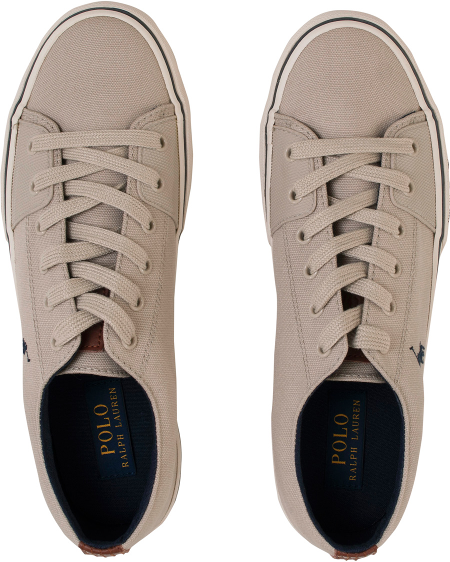 Herre | Polo Ralph Lauren Cantor Low-NE Sneaker Stone Grey | Polo Ralph Lauren | Cantor Low-NE Sneaker Stone Grey