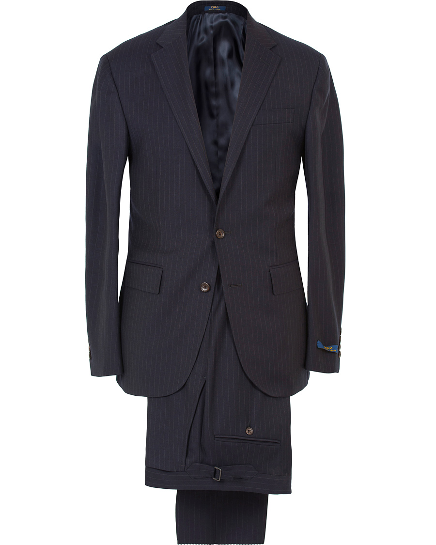 Herre | Dresser | Polo Ralph Lauren | Clothing Suit Pinstripe Navy Cream