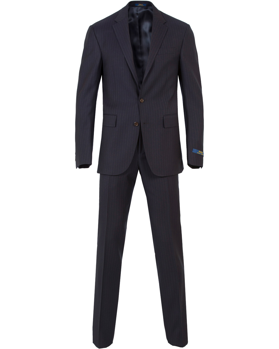 Herre | Dresser | Polo Ralph Lauren | Clothing Suit Pinstripe Navy Cream